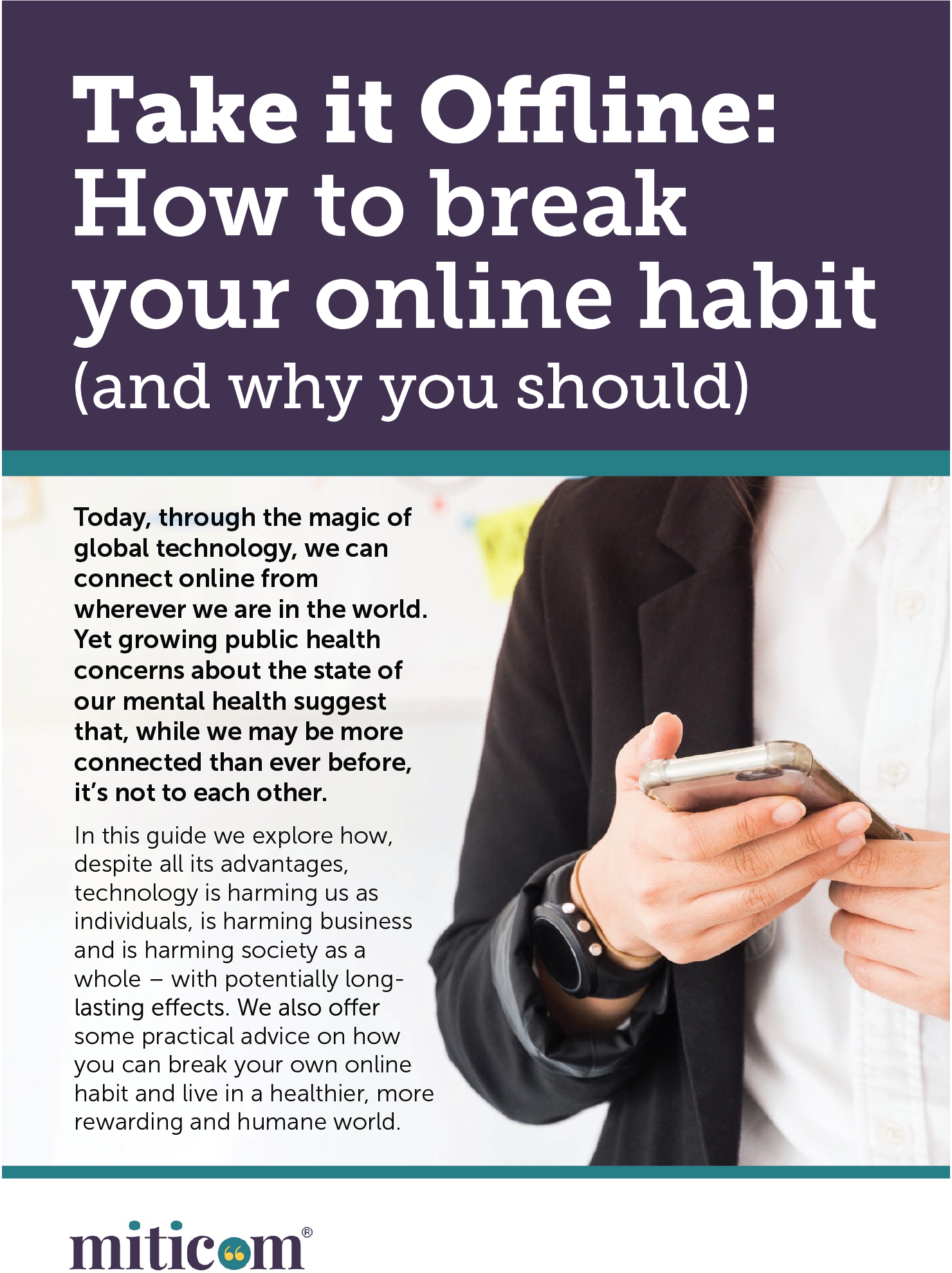 Take it Offline How to break your online habit (and why you should)